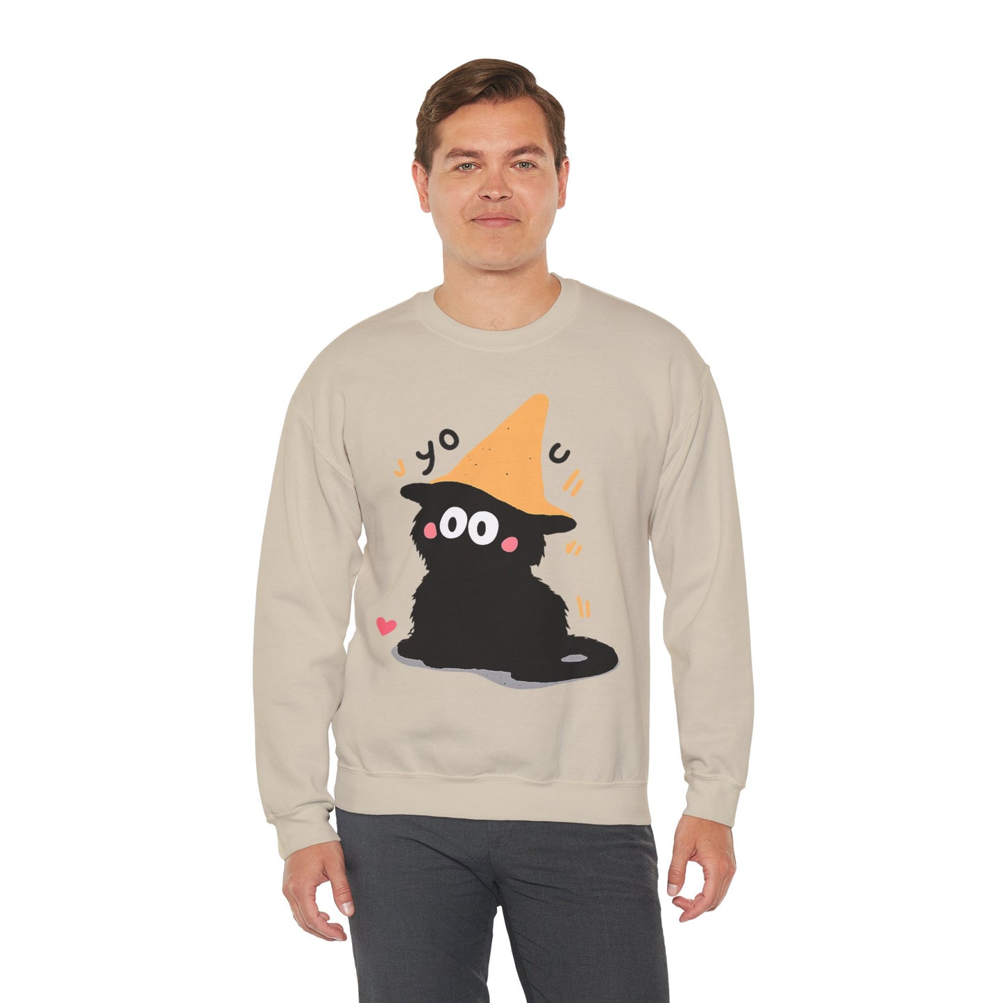 Love You Cat Couple Sweatshirt 2