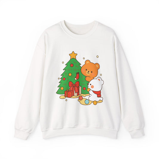 2 Bears Christmas Tree Sweatshirt