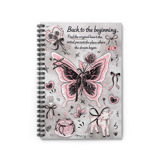 White Butterfly Notebook