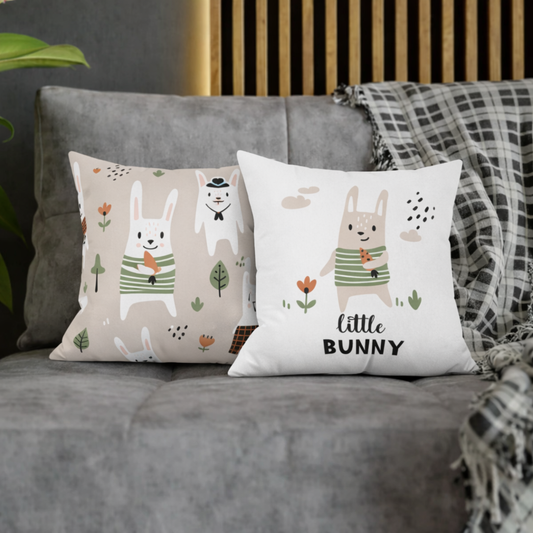 Little Bunny Square Pillow
