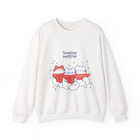 Cute Cat Winter Sweatshirt