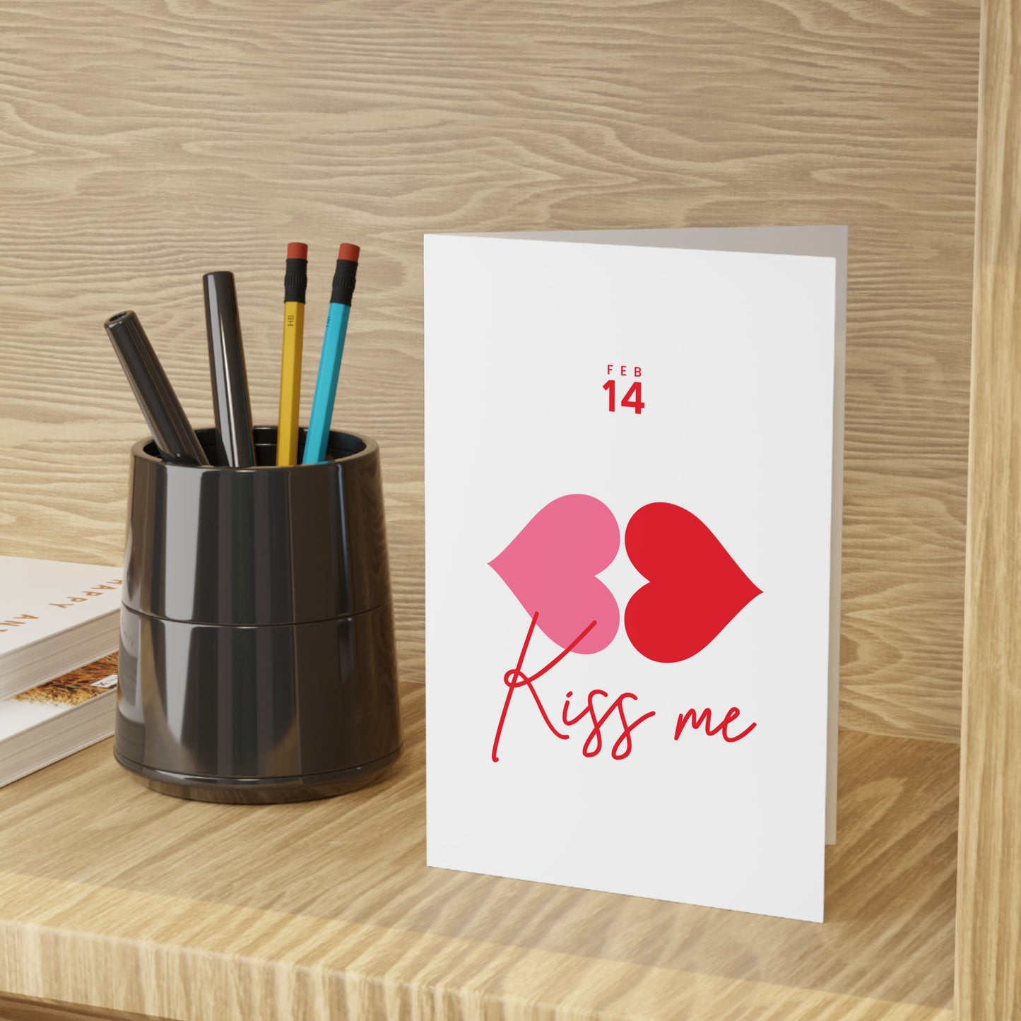 Kiss Me Valentine Cards