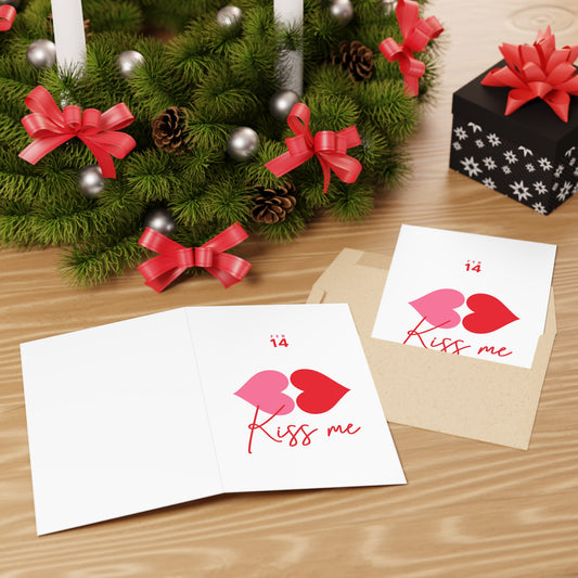 Kiss Me Valentine Cards